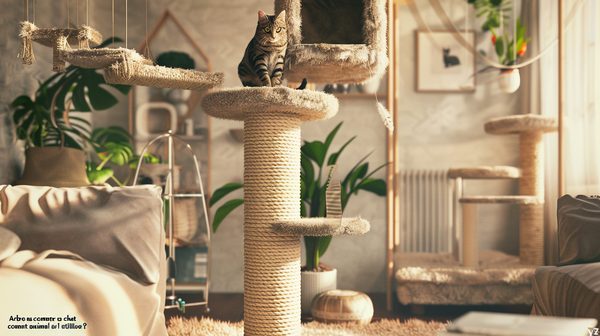 Arbre à chat : comment amener votre animal à l'utiliser ?